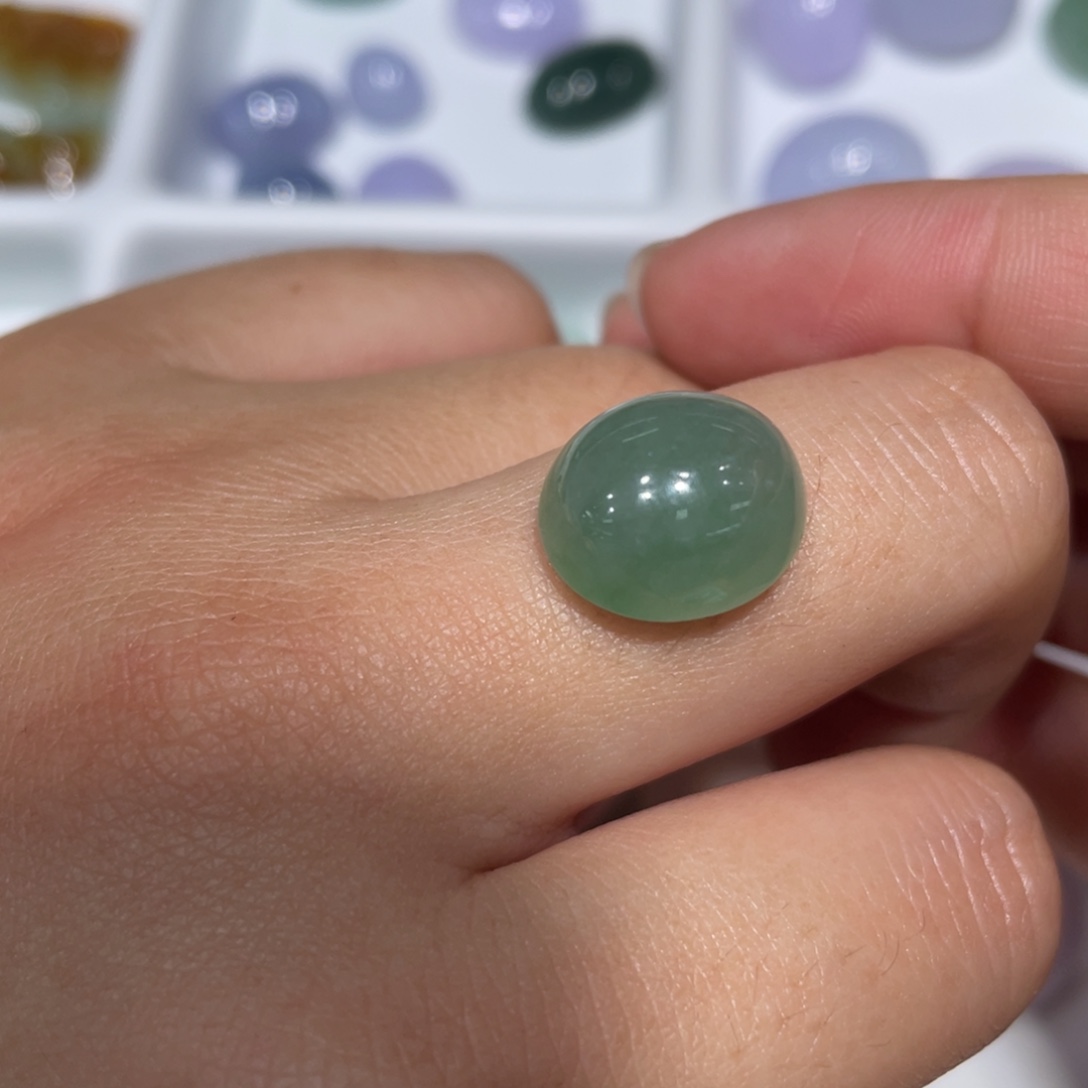 翡翠未镶嵌颈饰天然翡翠蛋面裸石