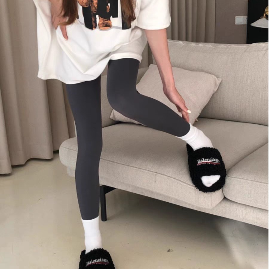 秋冬季新款大码8886-1高腰显瘦加绒加厚芭比裤女打底裤