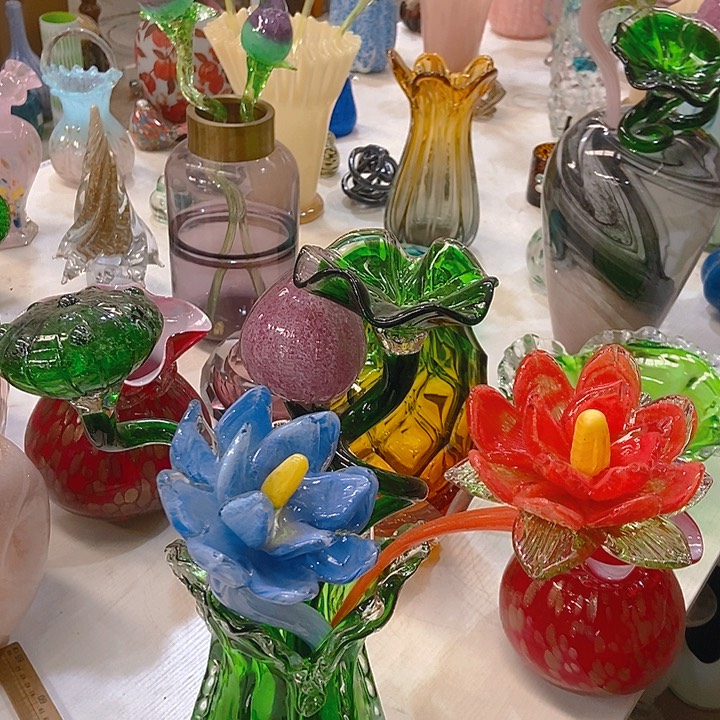 无铅玻璃琉璃花高45口9