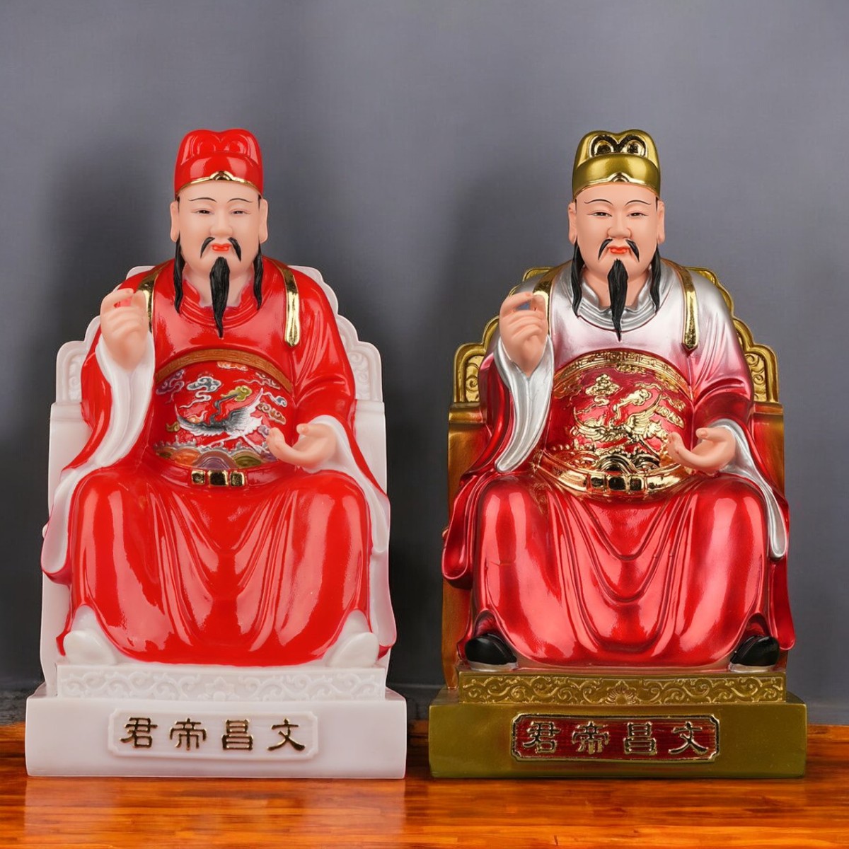 文昌帝君神像家用摆件金榜题名文曲星君供奉