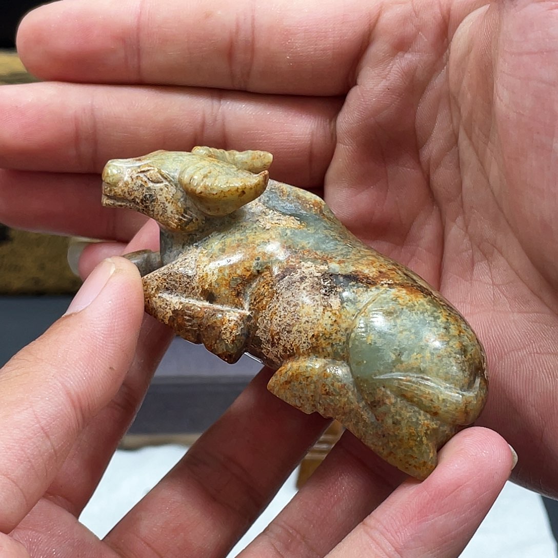 腾***飞和田玉（糖玉）未镶嵌挂件