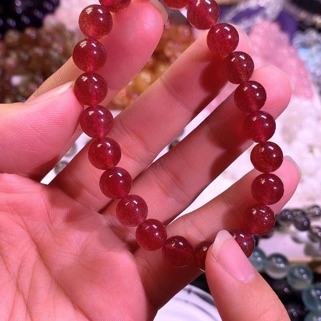 水晶手链未镶嵌天然