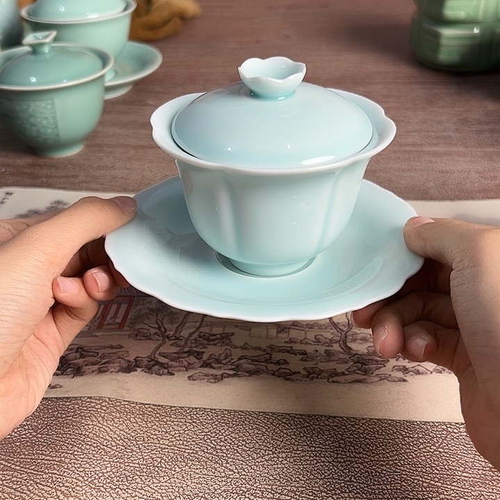 小米茶器龙泉青瓷