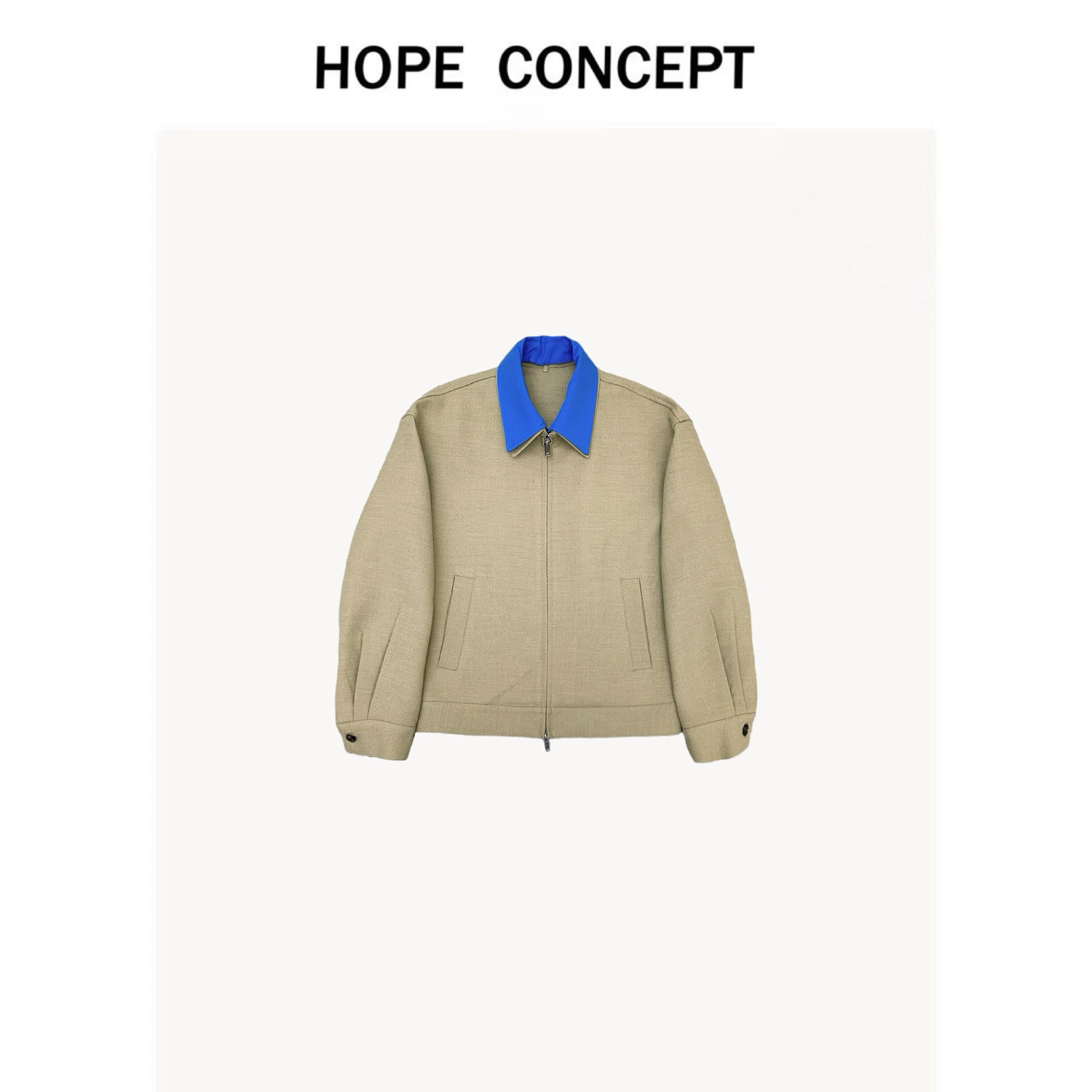 25041#HOPECONCEPT极致简约老钱感 高智感美学男女同款夹克外套