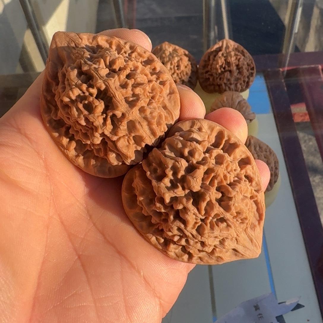 瑙***谷核桃文玩核桃官帽46.5