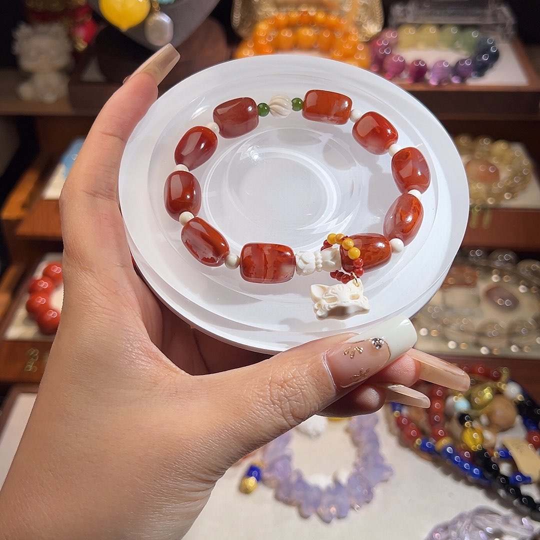 摆***富水晶未镶嵌手串手串