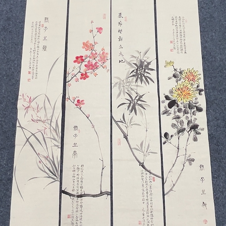 国画国画作品宣纸纯手绘