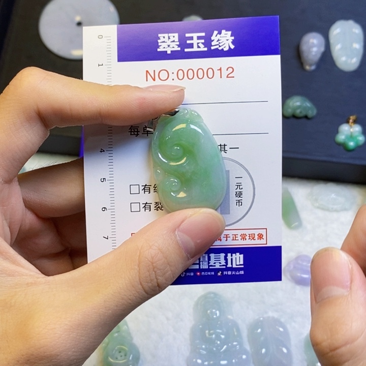 翡翠未镶嵌颈饰翡翠