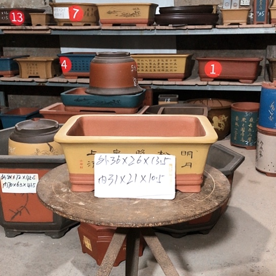 紫砂紫砂花盆包邮