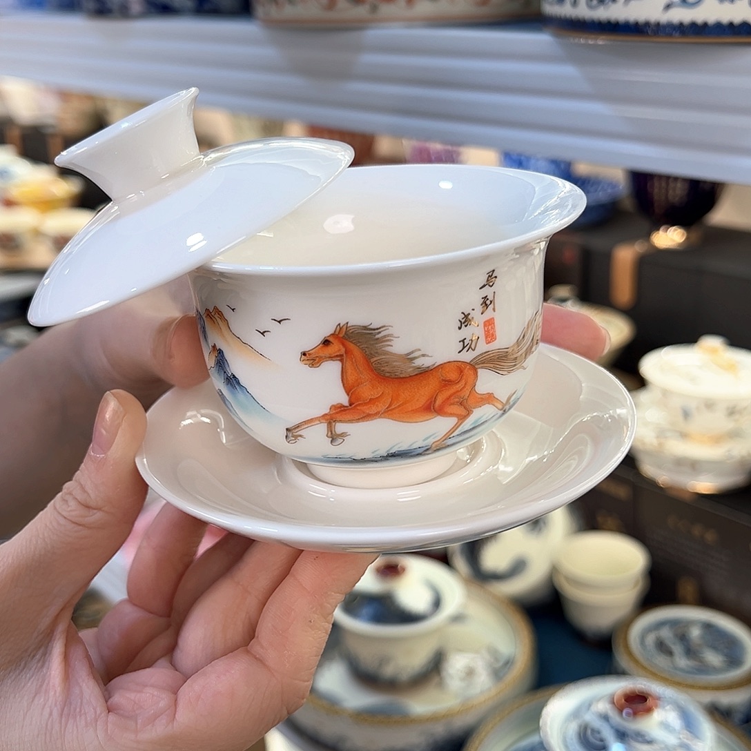 你家盖碗很精致，我超喜欢