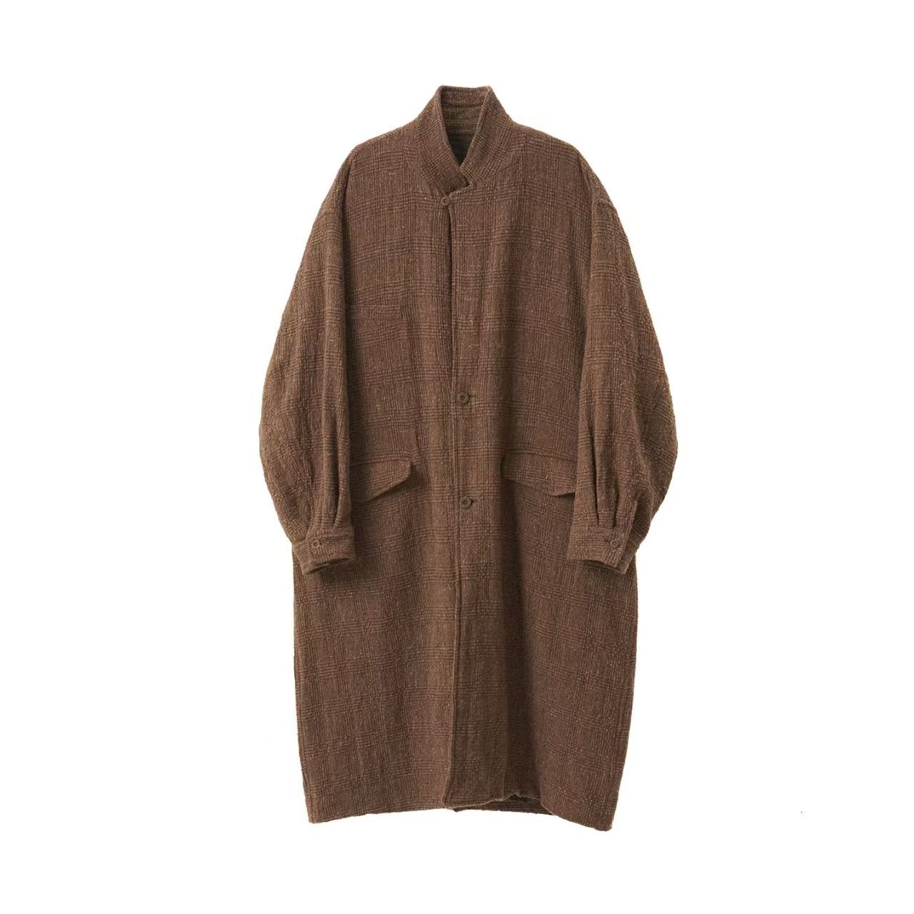 左岸迷香 果儿坊【长外套】复古保暖大衣女士时尚Z25FW8026