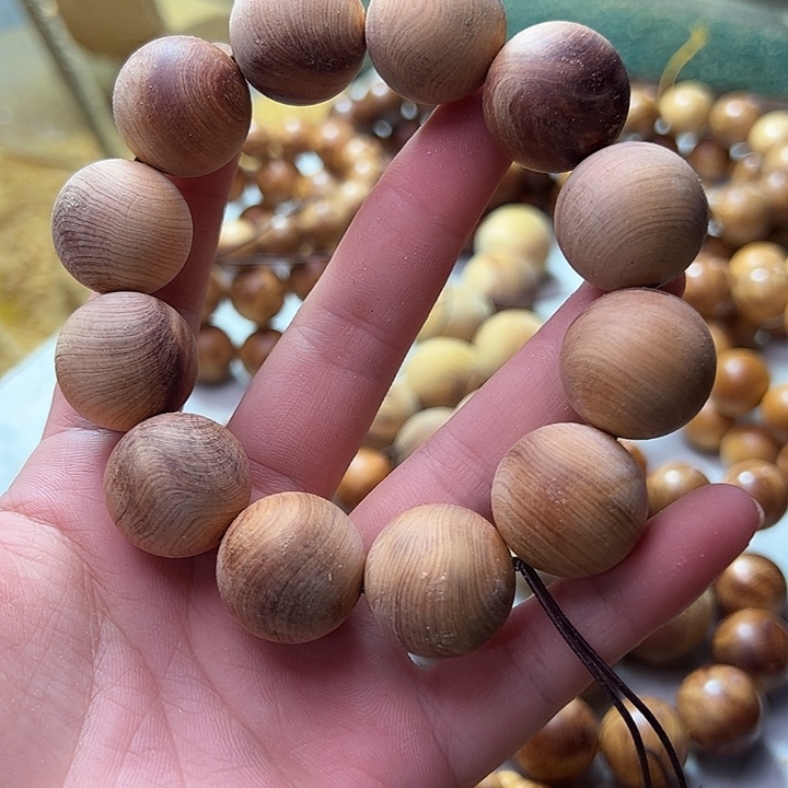 柏木（崖柏）2.0毛珠手串高油密