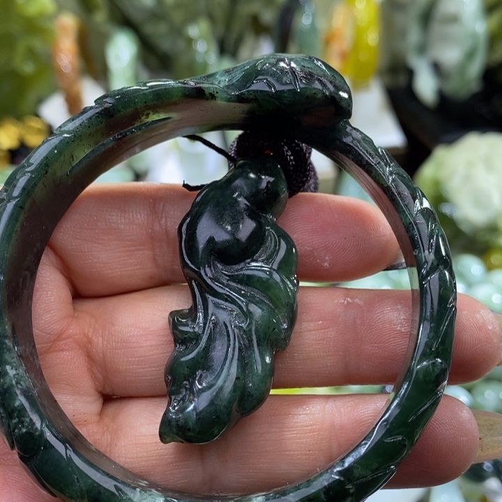 岫玉岫玉56口径未镶嵌