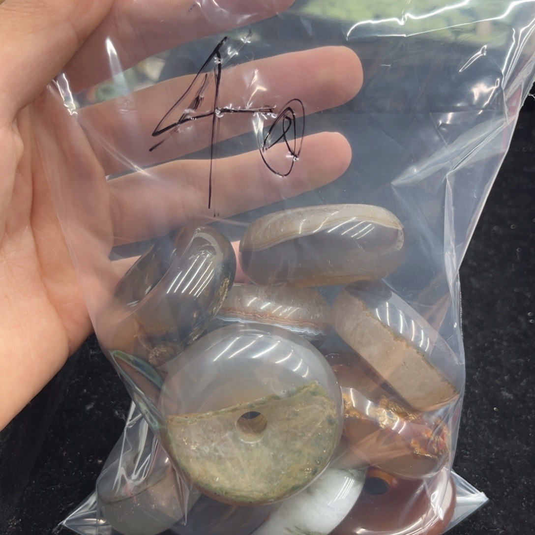 玛瑙/玉髓未镶嵌颈饰