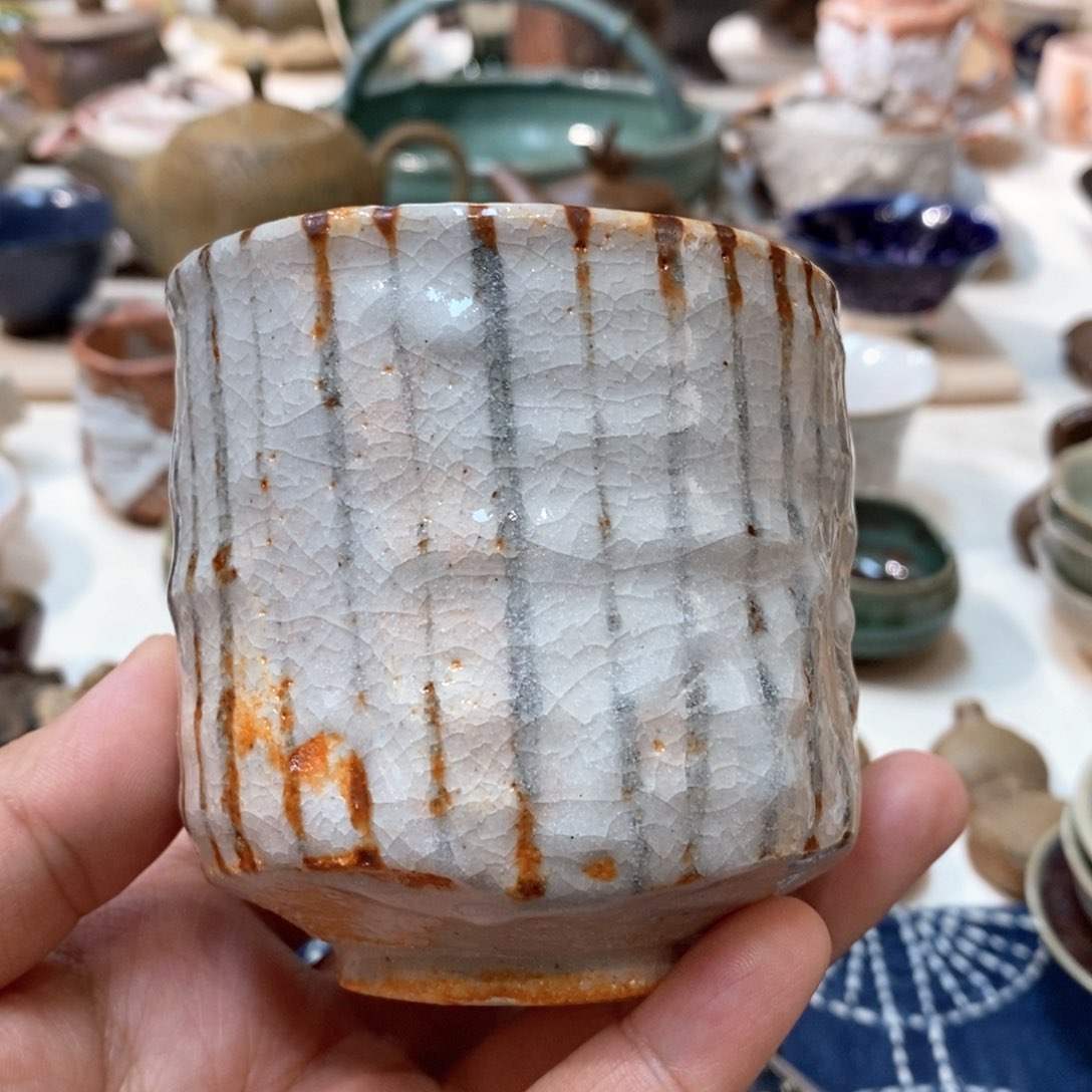 柴烧侘寂粗陶茶具