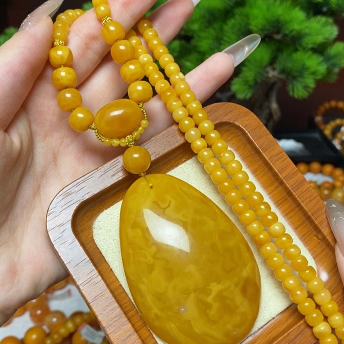 【闪购商品】未镶嵌颈饰蜜蜡项链