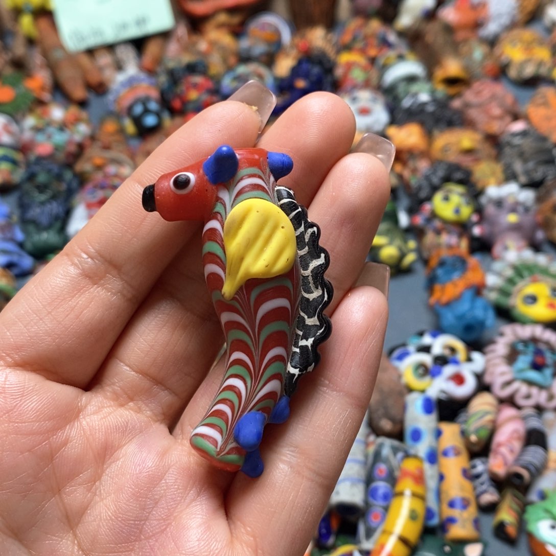 琉璃颈饰印度尼西亚海马