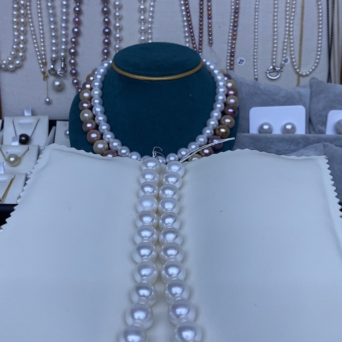 淡水珍珠卡11到12银S925镶嵌