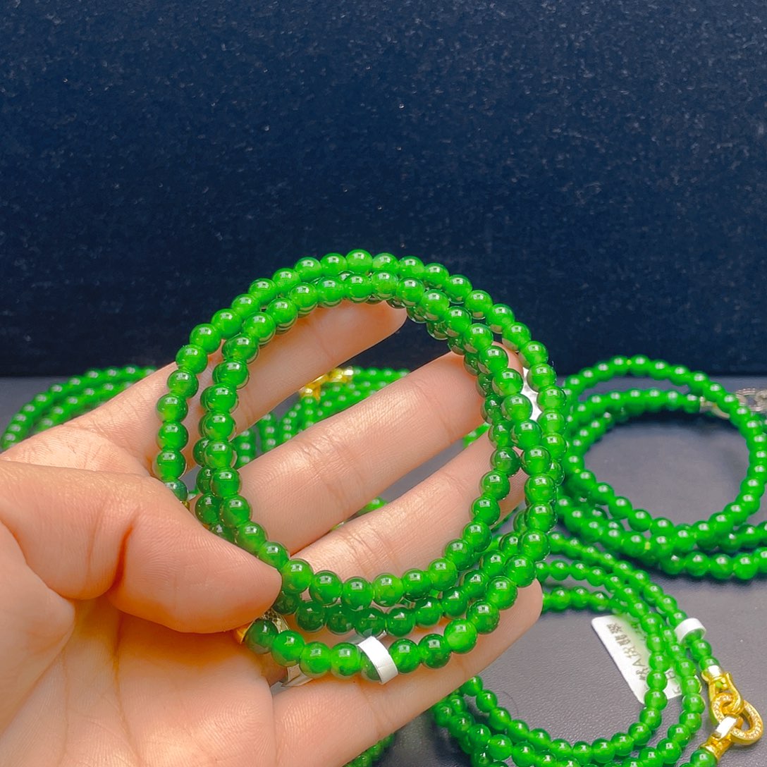 ༄***࿐翡翠未镶嵌颈饰        