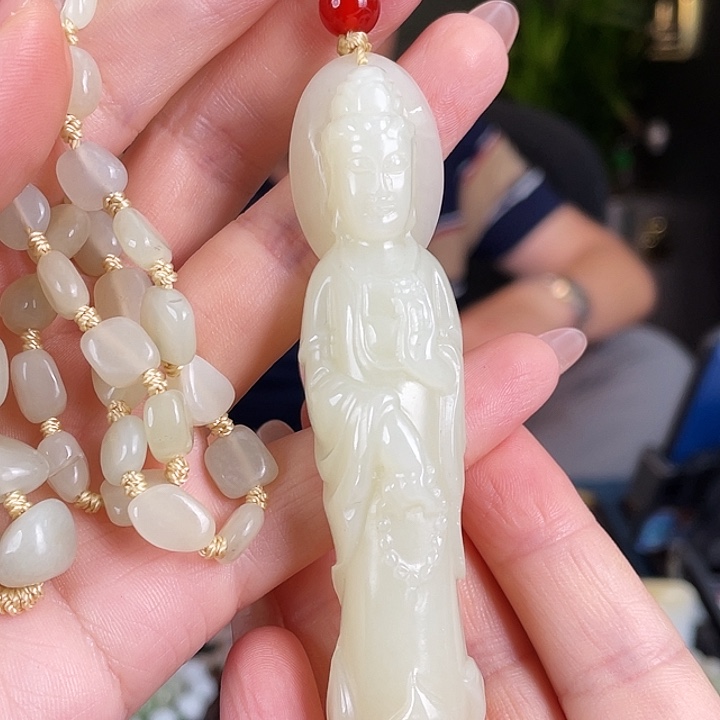 和田玉未镶嵌颈饰定制发货