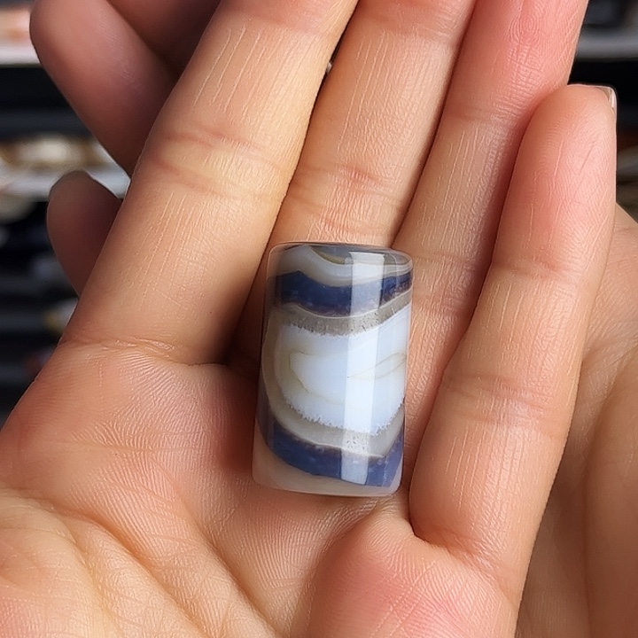 侯***财玛瑙/玉髓合金颈饰