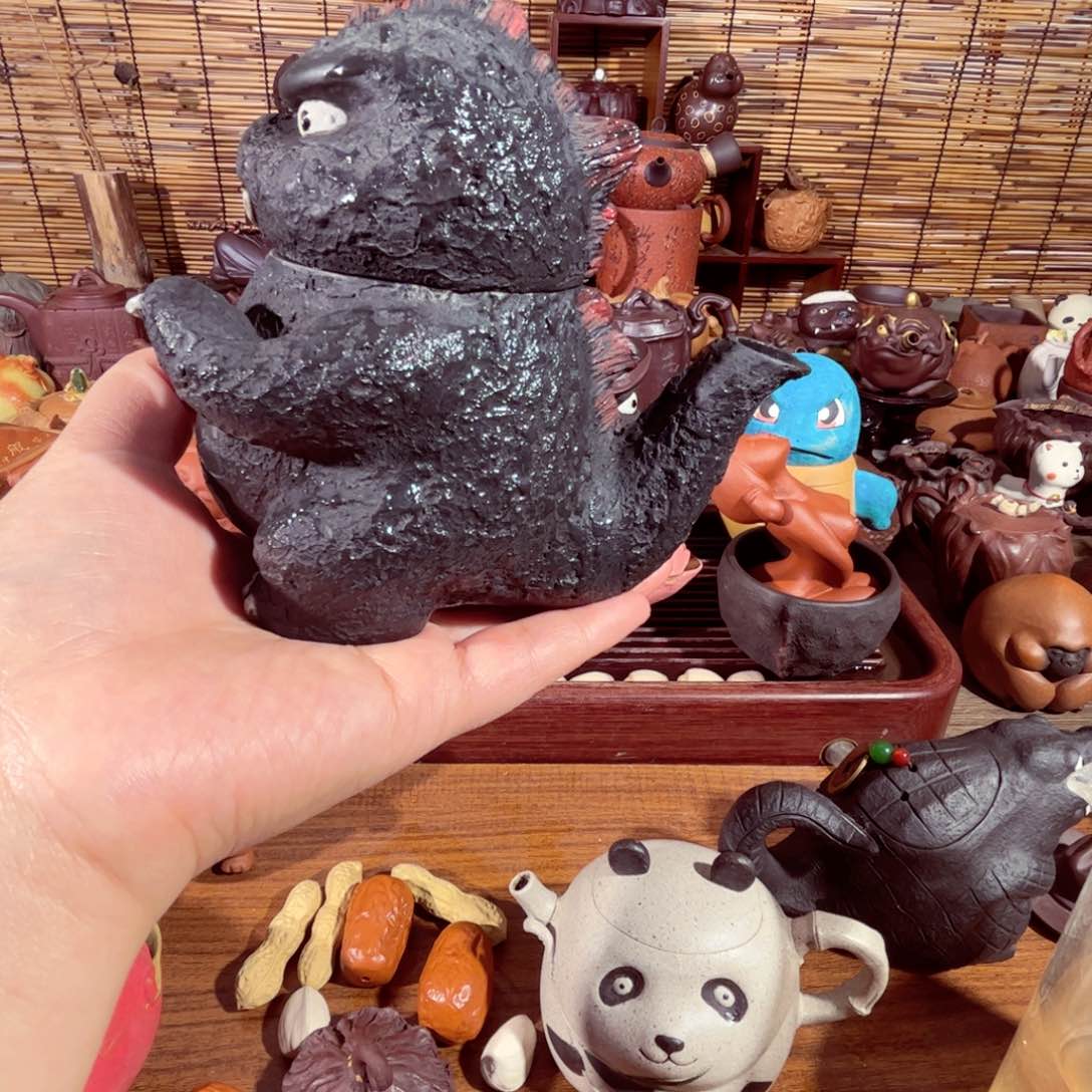 紫砂茶壶山**风纯手工制作过程非常