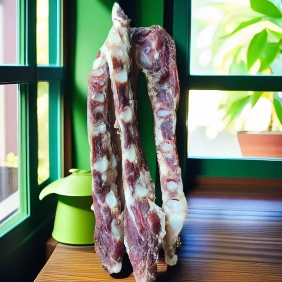 大别山特产农家腌制风干咸香脆骨排