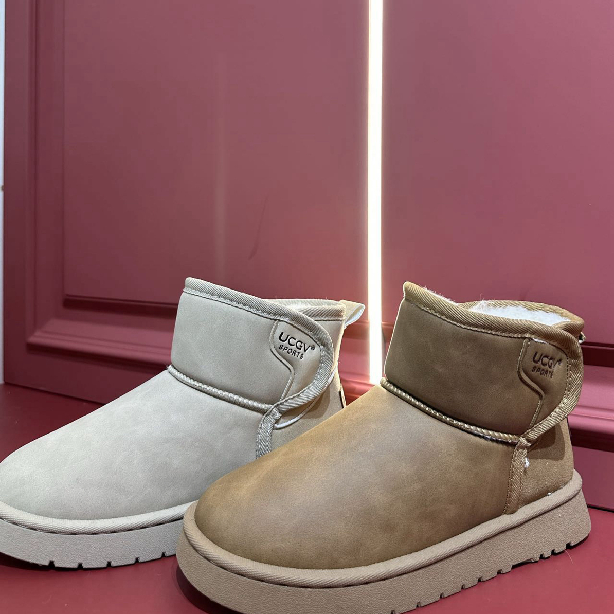 2562雪地靴女冬季加绒保暖厚底防滑短靴百搭面包鞋