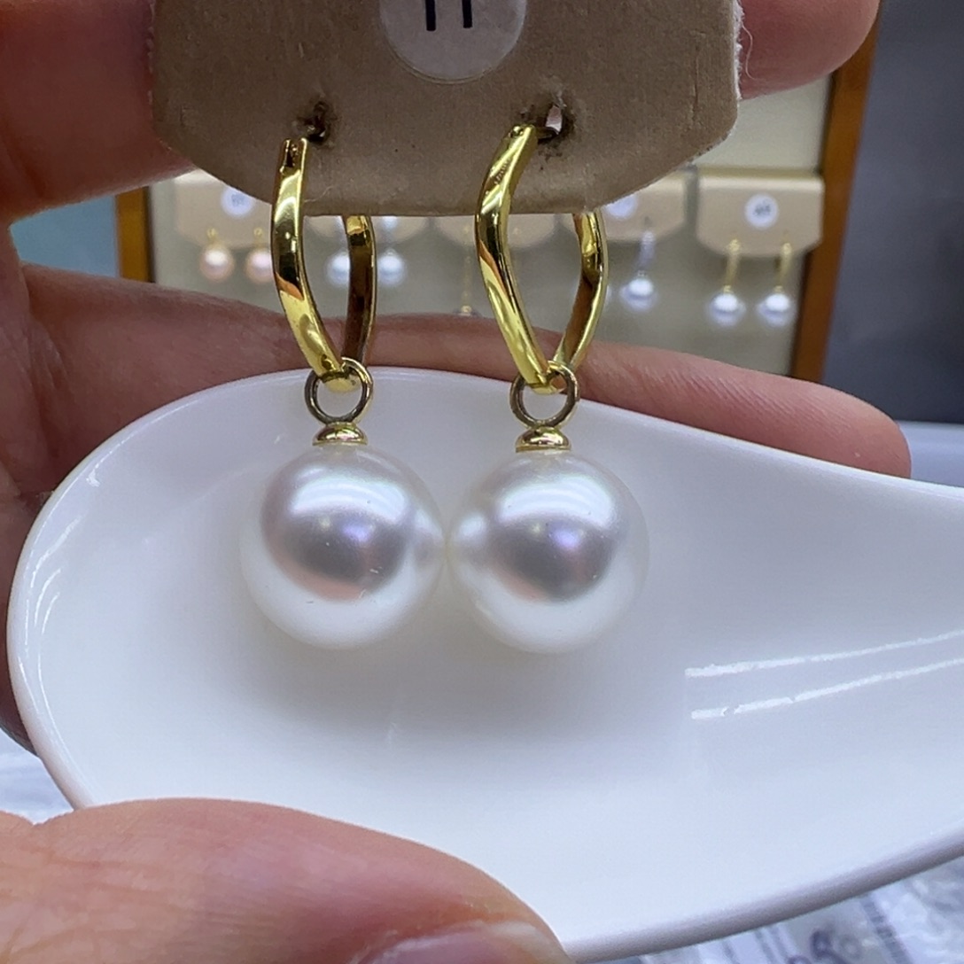 淡水珍珠未镶嵌耳饰