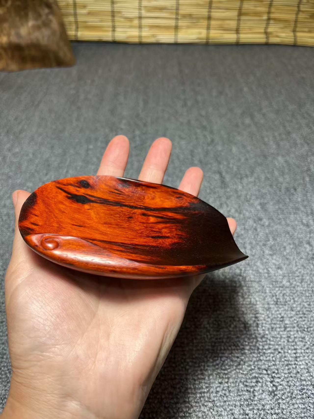 印度小叶紫檀茶则定制创意礼盒【定制产品不退不换】