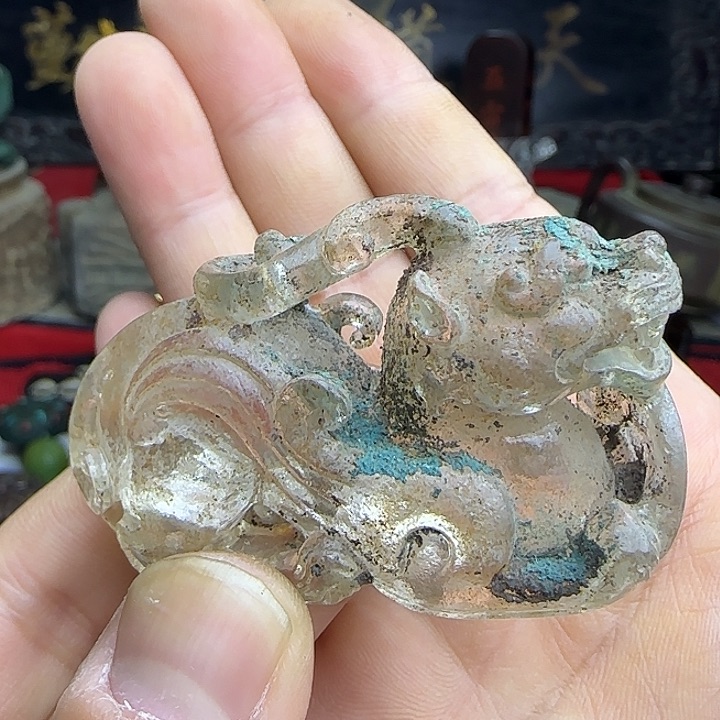 白玉菩提吊坠顺**水精品