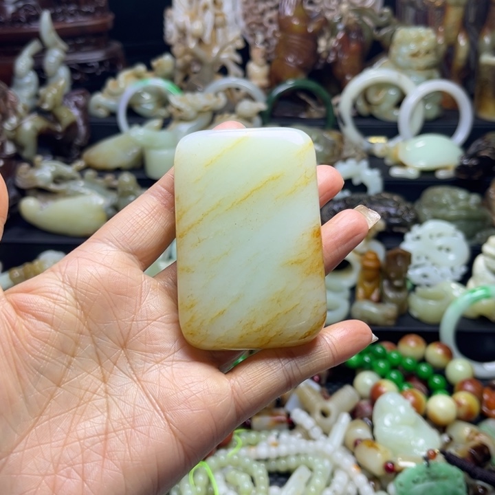 九***槃吊坠白玉菩提高7.4