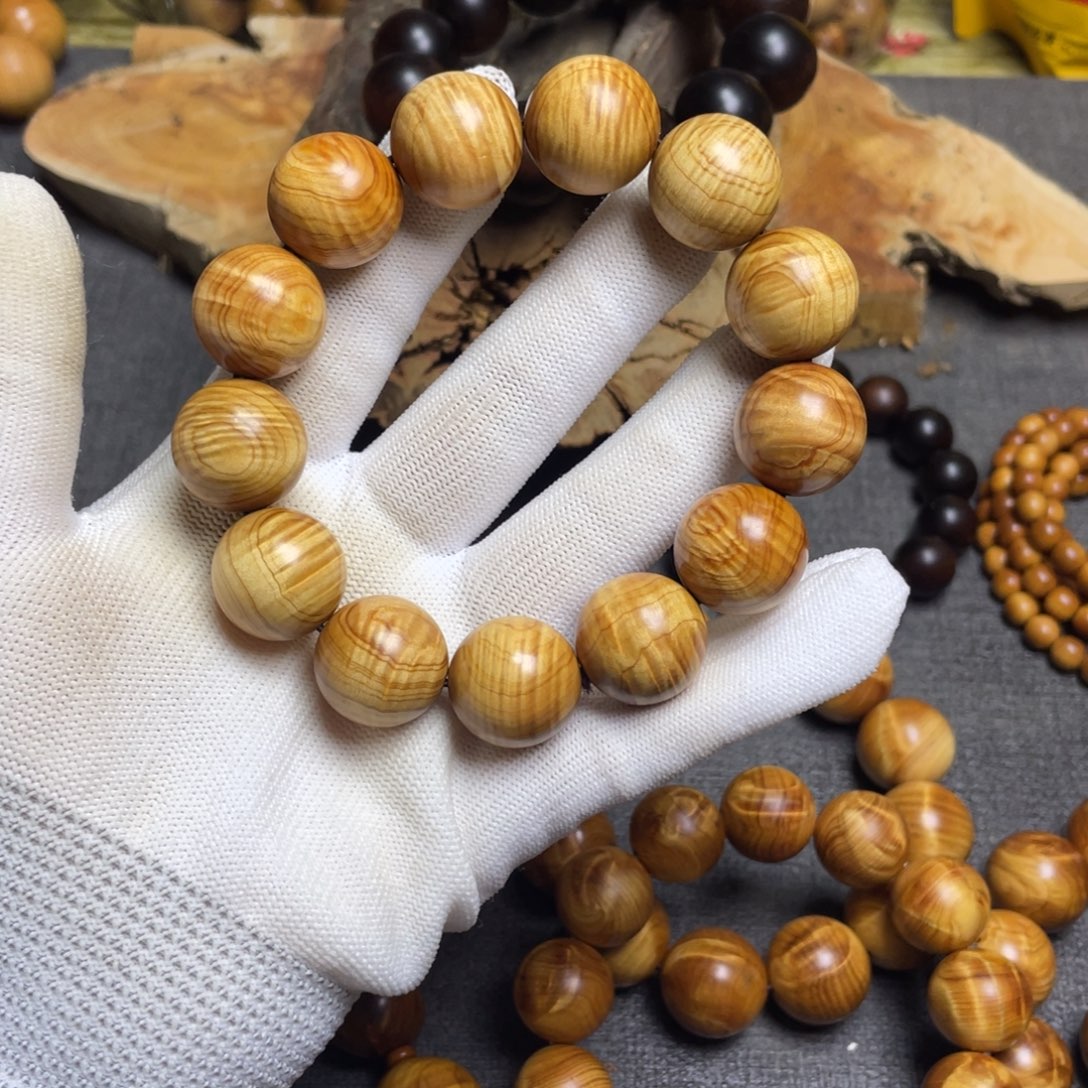 柏木（崖柏）2.0水波纹带闪