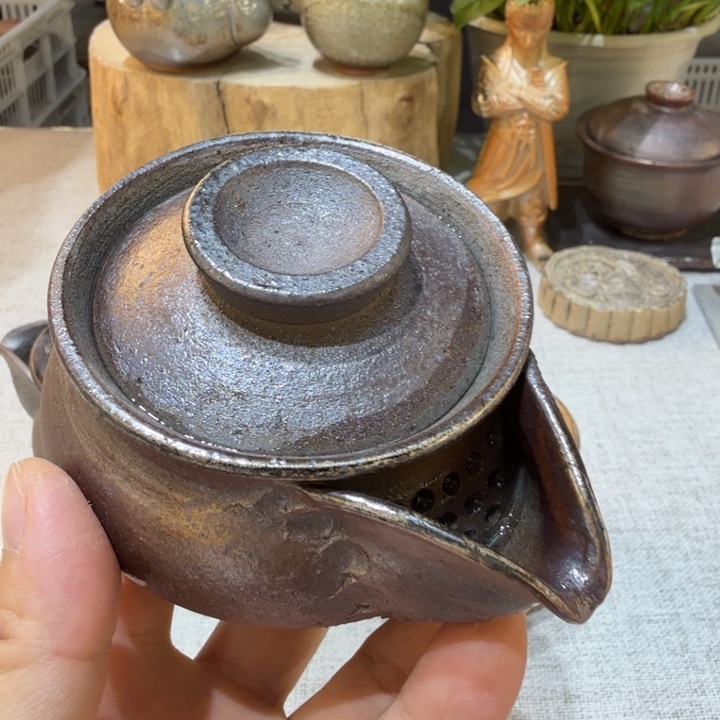 戊***秋盘陶在柴烧福利心哦多多