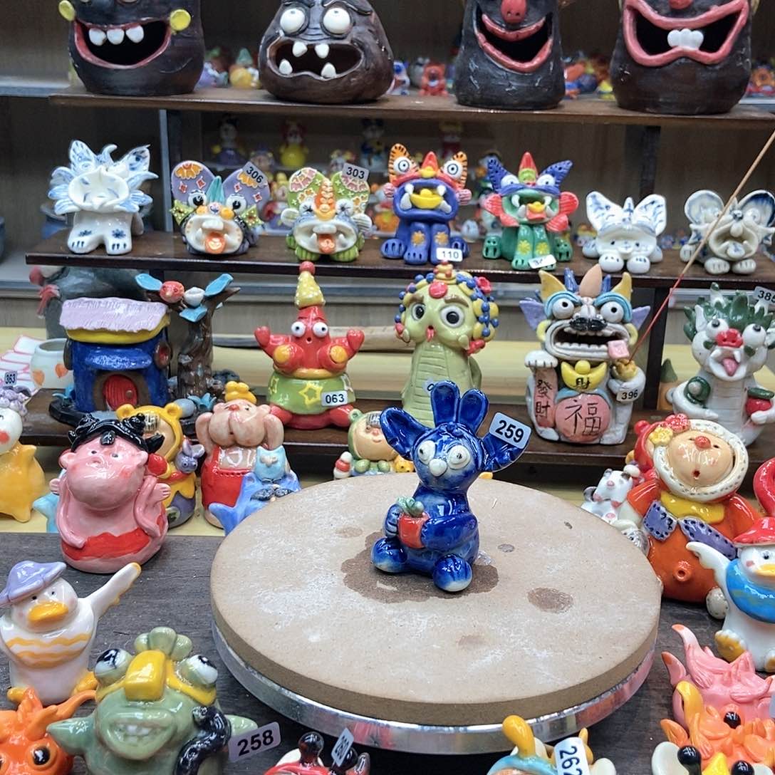 摆件直播间手工陶瓷摆件福利乱卖款259