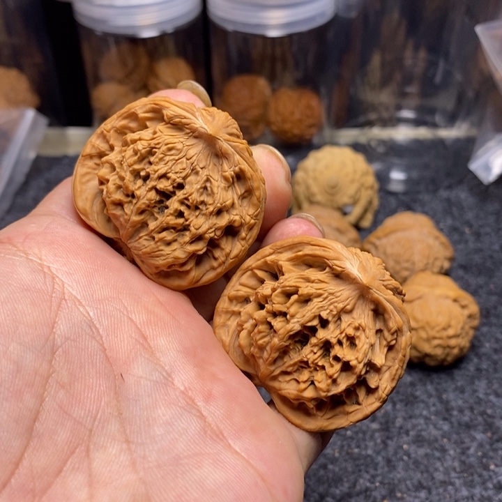 吊坠文玩核桃44全品蛇头