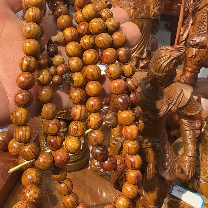 摆件黄花梨108颗1.0的珠子