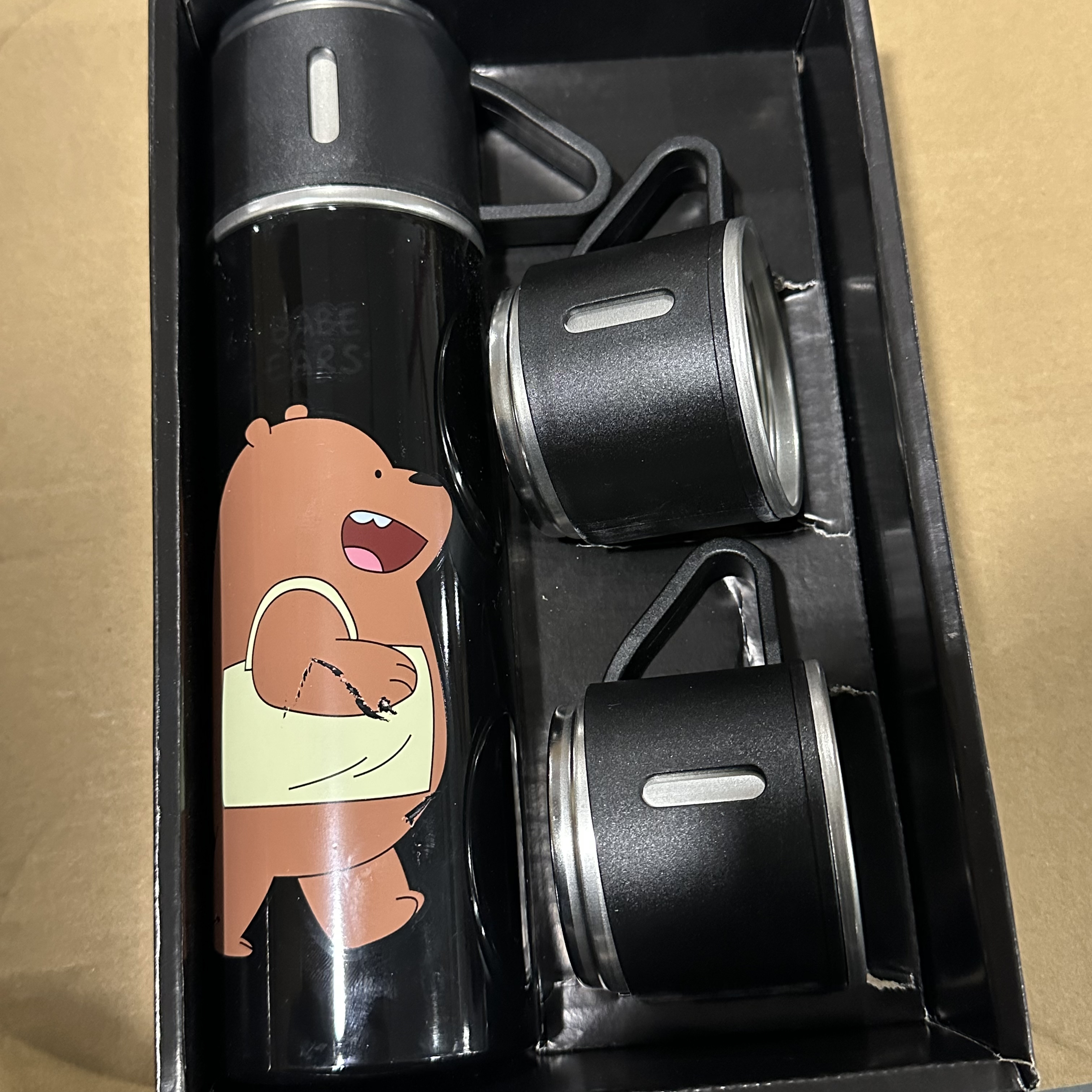 百货 3209 瑕疵黑色杯子套装