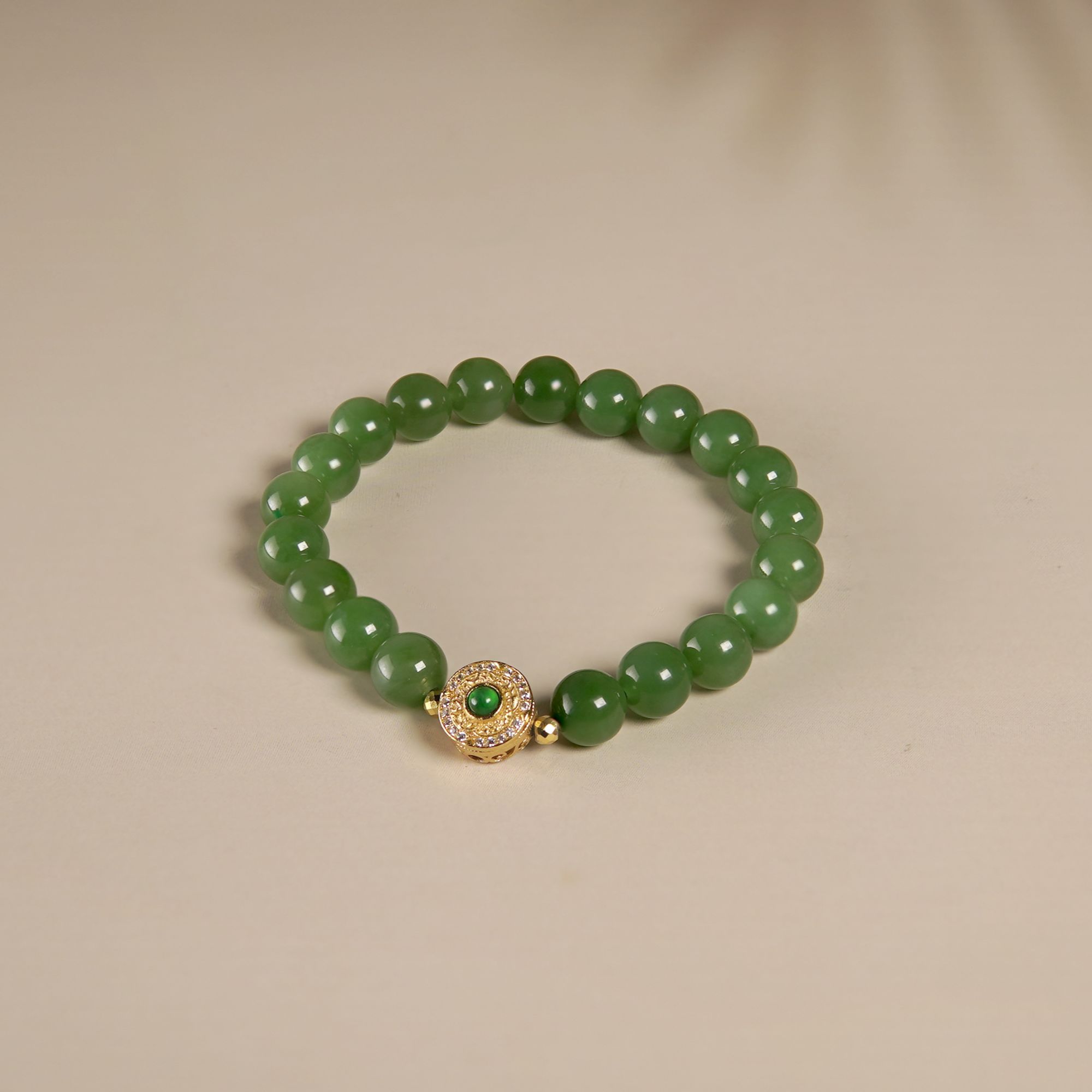 【苏禾珠宝】天然和田玉碧玉时来转转手串卡8 拍一发一多样性发