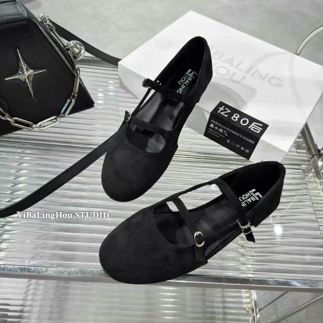 YBLH「25春·多巴胺·镂空玛丽珍」8600-11