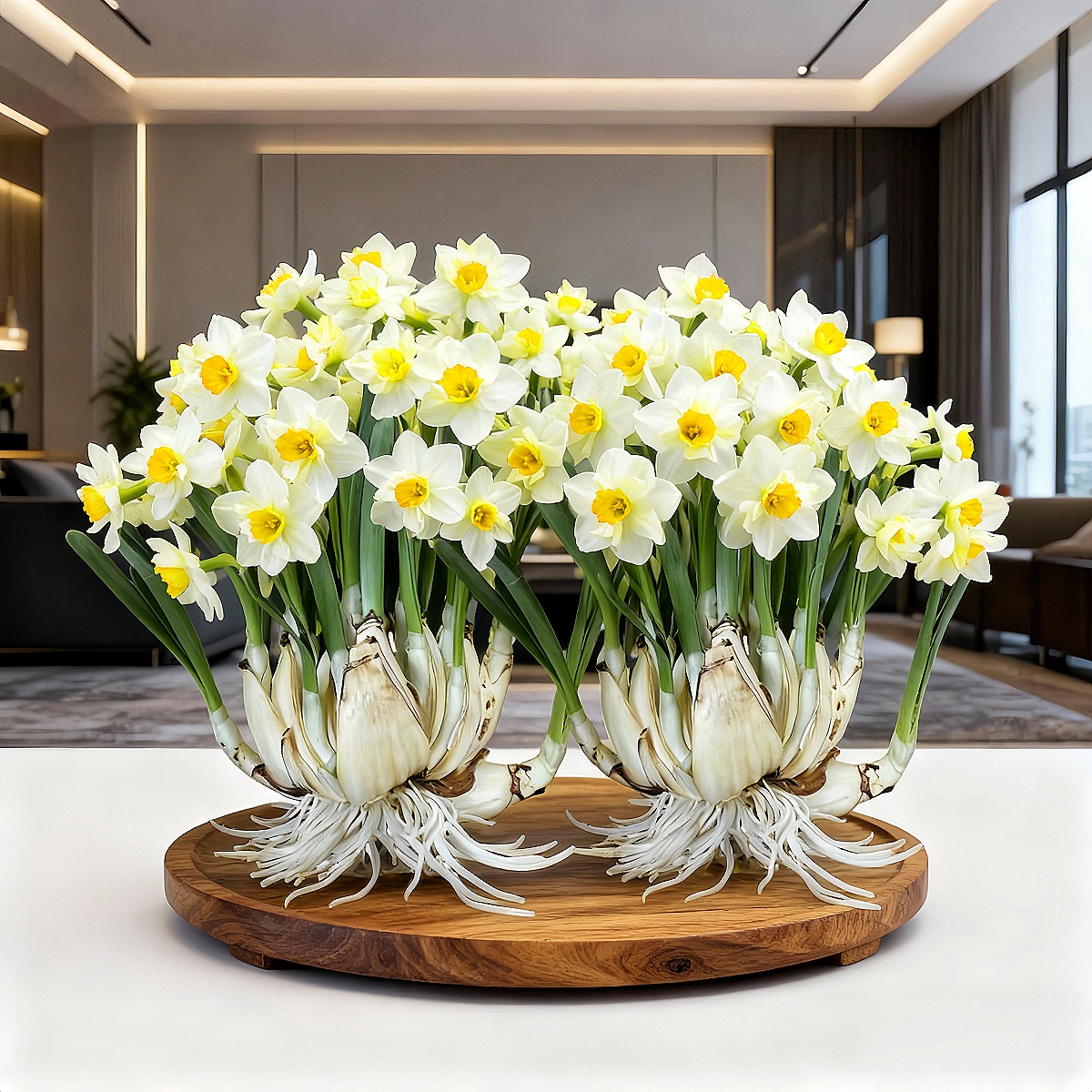 o粉丝福利[大花王 八字切水仙花]矮化好漳州水仙花带芽带根花卉