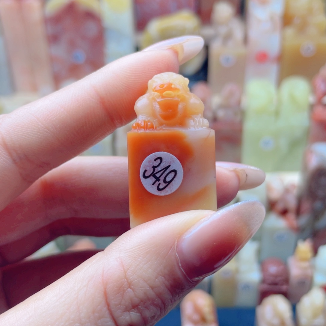 寿山石空***后寿山石手工篆刻