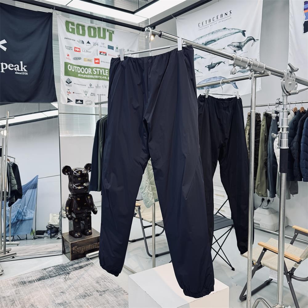 商系平替拒水气凝胶纤维保暖休闲裤男士户外防寒棉裤2215