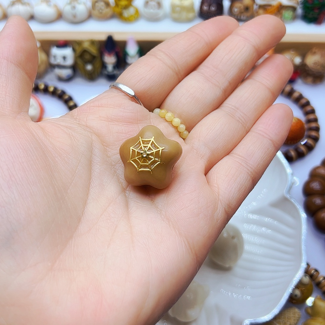 吊坠白玉菩提手工打磨配饰