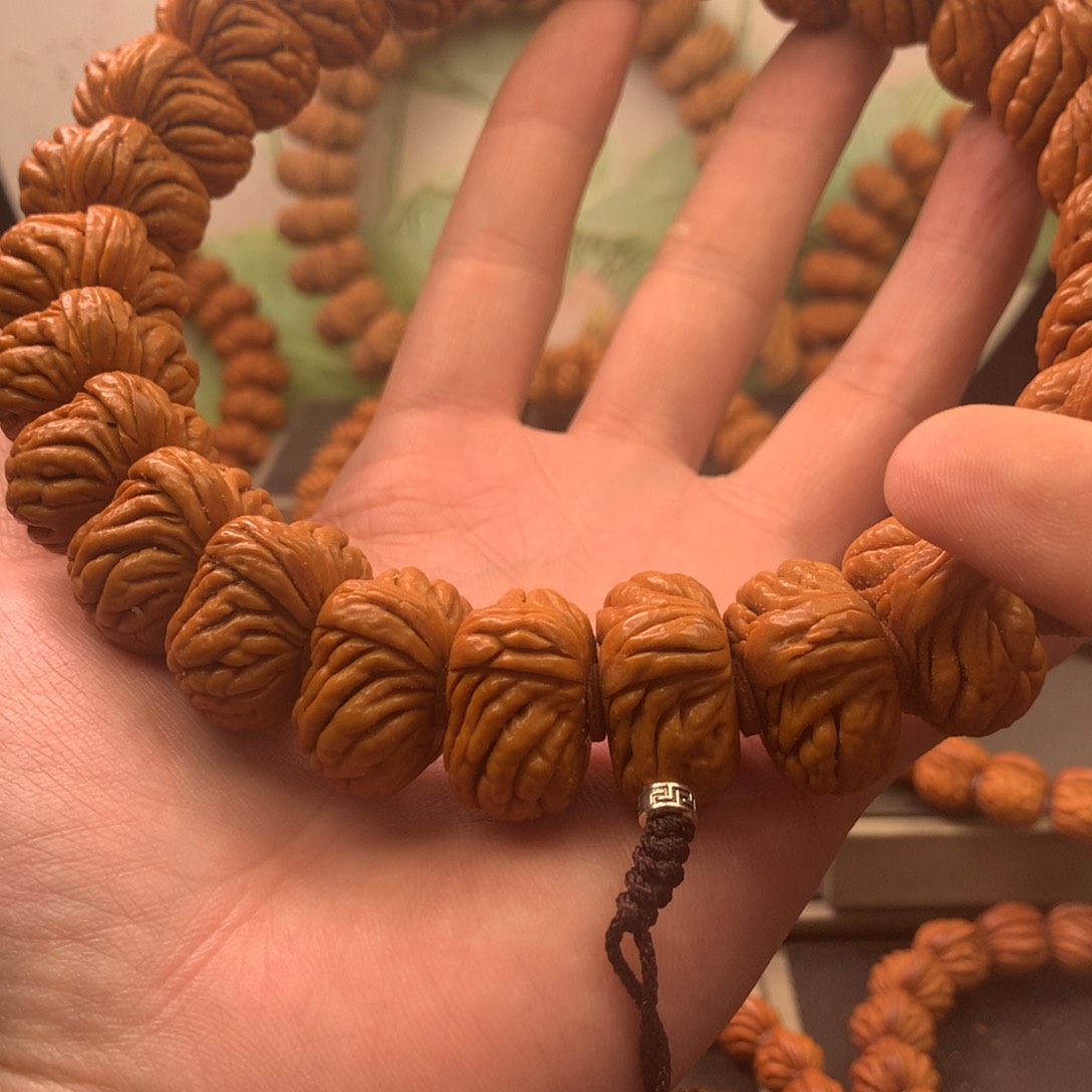 【闪购商品】桃核手串25麒麟手持