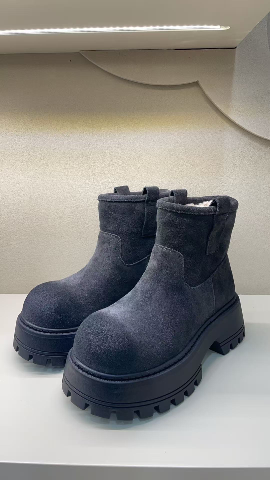 3023-8秋冬秋季马丁靴女学生短靴加绒厚底百搭冬季