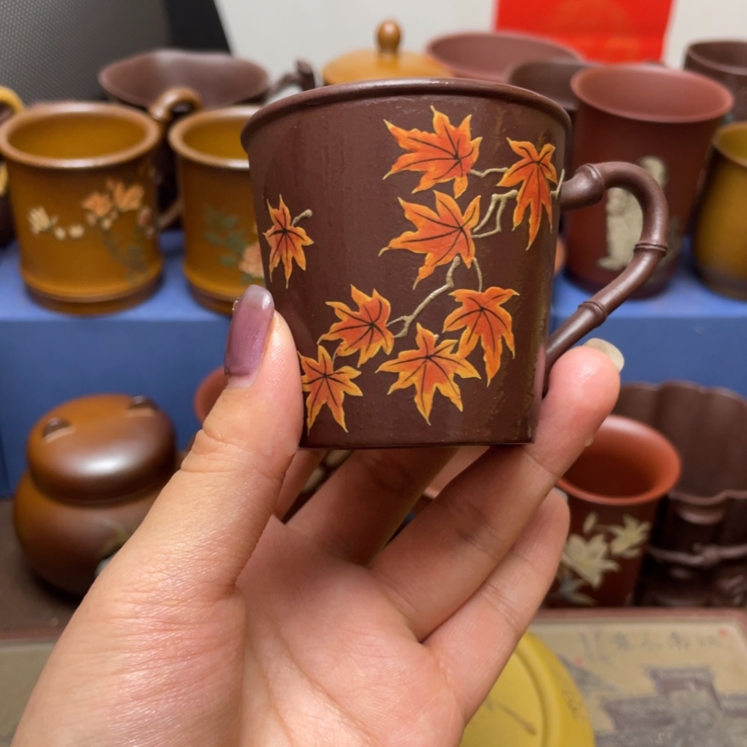 紫砂茶杯紫砂主人杯