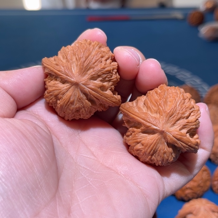 文玩核桃把件鼓****g磨盘