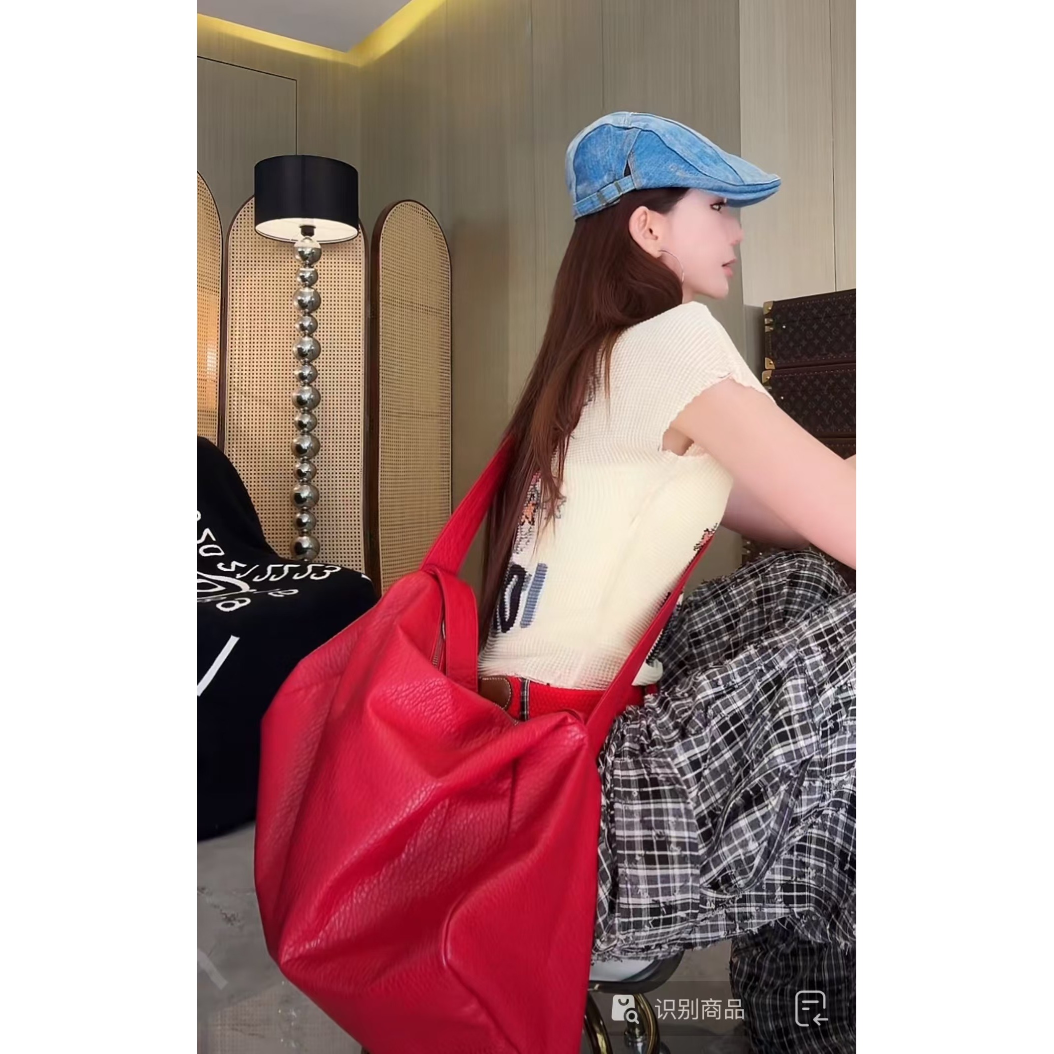 婉君Q【枕头包】两背休闲运动风大容量小众休闲单肩包LWJ23A1S222