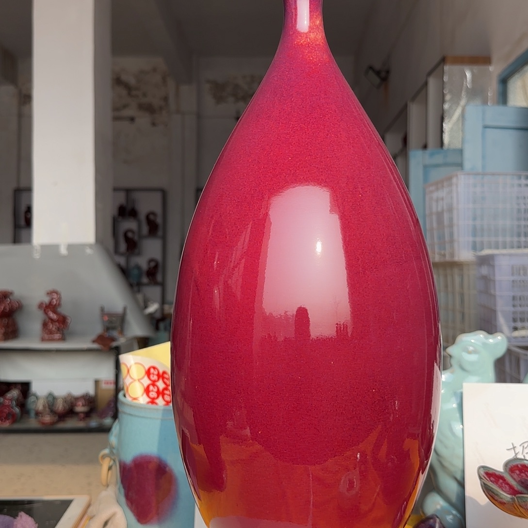 摆件陶郑家钧窑摆件